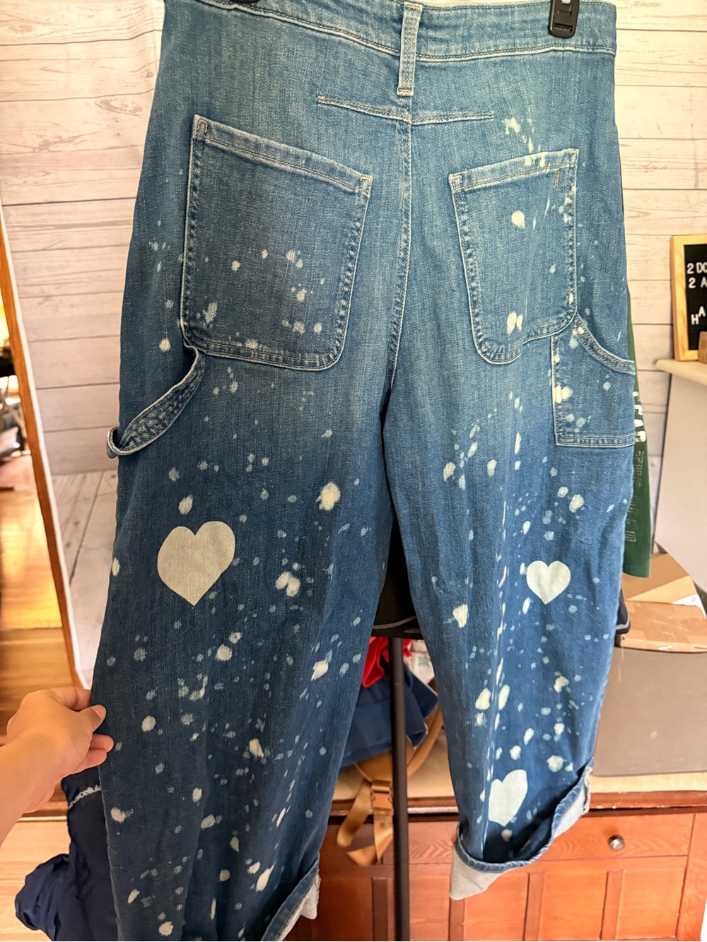 Pilcro Anthropologie Kayden Barrel Carpenter Jeans - Picture 7 of 7